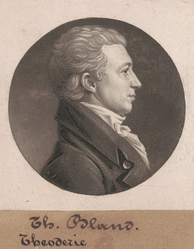 Theodorick Bland by Charles B. J. Févret de Saint Mémin