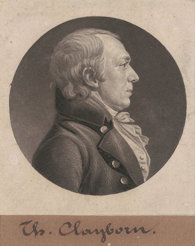 Thomas Claiborne by Charles B. J. Févret de Saint Mémin