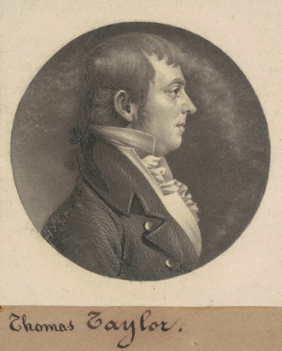 Thomas Taylor by Charles B. J. Févret de Saint Mémin