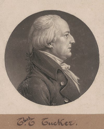 Thomas Tudor Tucker by Charles B. J. Févret de Saint Mémin