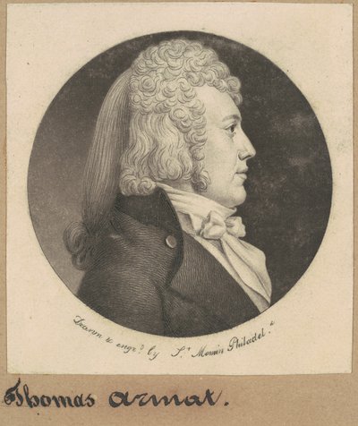 Thomas Wright Armat by Charles B. J. Févret de Saint Mémin