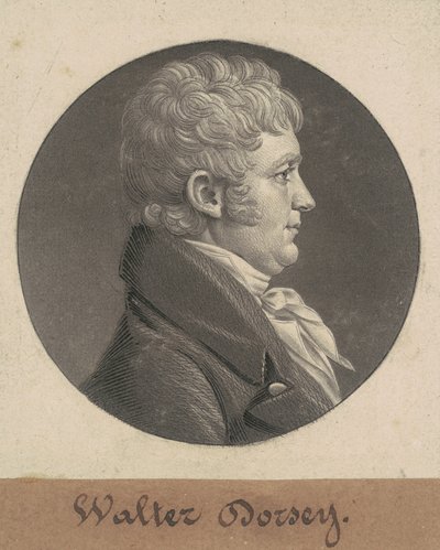 Walter Dorsey by Charles B. J. Févret de Saint Mémin