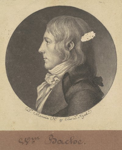 William Bache by Charles B. J. Févret de Saint Mémin