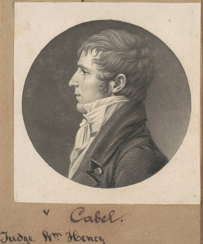 William H. Cabell by Charles B. J. Févret de Saint Mémin