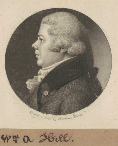 William Henry Hill by Charles B. J. Févret de Saint Mémin