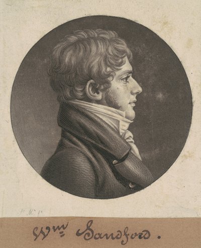 William Sanford by Charles B. J. Févret de Saint Mémin