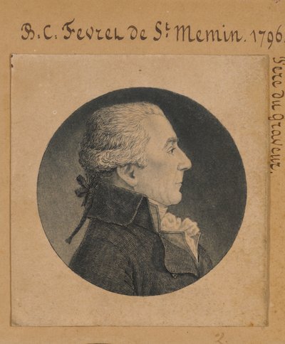 Bénigne-Charles Févret de Saint-Mémin by Charles Balthazar Julien Févret de Saint-Mémin