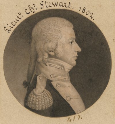 Charles Stewart by Charles Balthazar Julien Févret de Saint-Mémin