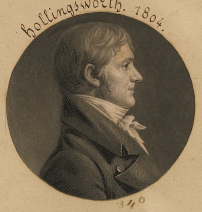 Francis Hollingsworth by Charles Balthazar Julien Févret de Saint-Mémin