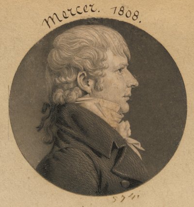 Hugh Tenant Weedon Mercer by Charles Balthazar Julien Févret de Saint-Mémin