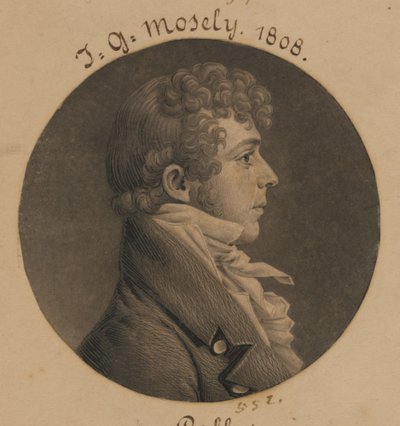 J. G. Mosely by Charles Balthazar Julien Févret de Saint-Mémin