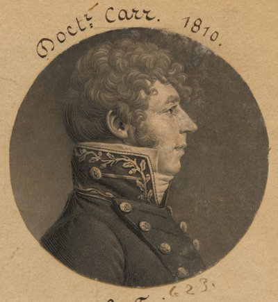 John H. Carr by Charles Balthazar Julien Févret de Saint-Mémin