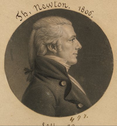 Thomas Newton, Jr. by Charles Balthazar Julien Févret de Saint-Mémin