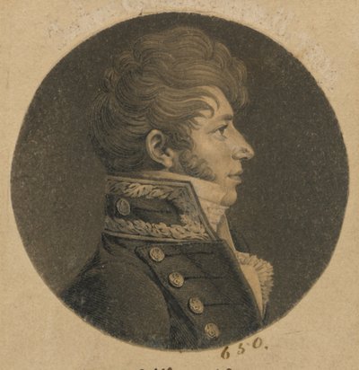 Unidentified Man by Charles Balthazar Julien Févret de Saint-Mémin