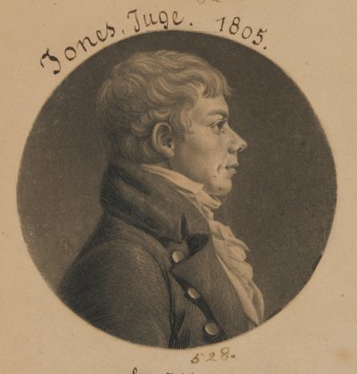 Walter Jones by Charles Balthazar Julien Févret de Saint-Mémin