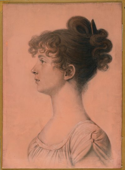 Portrait of Elizabeth Bland Mayo of Powhattan Seat, c.1808 by Charles Balthazar Julien Févret de Saint Mémin