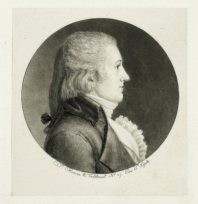 Profile Portrait, Blake by Charles Balthazar Julien Févret de Saint Mémin