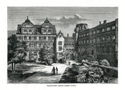 Heidelberg Castle, Germany by Charles Barbant