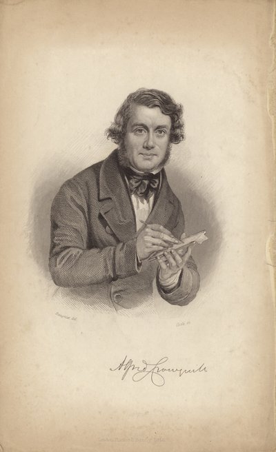 Alfred Crowquill, pseudonym of Alfred Henry Forrester by Charles Baugniet