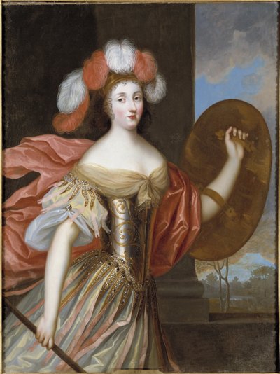 Portrait of Olympia Mancini, Comtess of Soissons as Athena by Charles Beaubrun