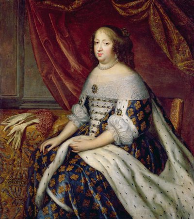 Portrait of Anne of Austria, Queen of France by Charles Beaubrun