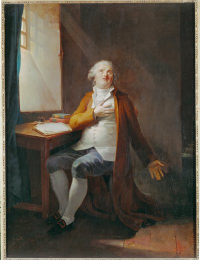 Louis XVI Imprisoned in the Temple by Charles Benazech