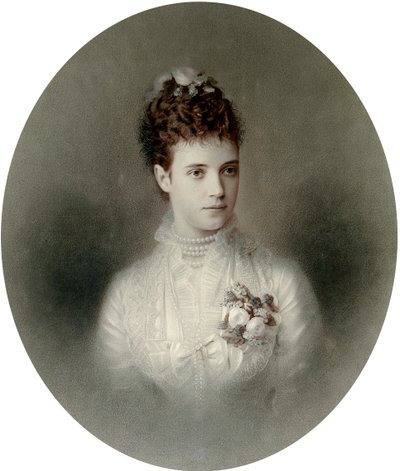 Portrait of Empress Maria Fyodorovna of Russia by Charles Bergamasco