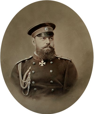 Portrait of Tsar Alexander III of Russia by Charles Bergamasco