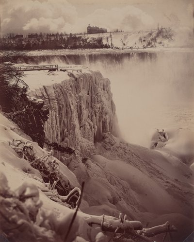 Frozen Falls by Charles Bierstadt