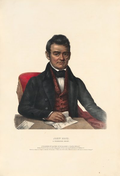 John Ross - A Cherokee Chief by Charles Bird King