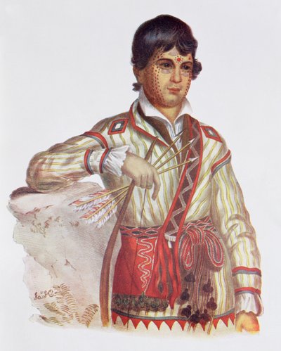 Mistipee, Son of Yoholo-Micco, illustration from 