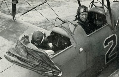 RAF pilot learning to fly during the Second World War, 1941 by Charles Brown