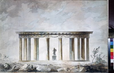 Sketch of the Park Pavilion in Tsarskoye Selo by Charles Cameron