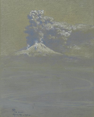 A Shower of Ashes Upon Ottaviano, April 14, 1906 by Charles Caryl Coleman