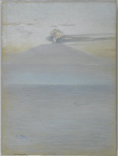 View of Vesuvius: Effect 11.25 am, 21st December 1913 by Charles Caryl Coleman