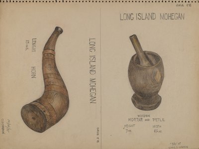 Horn and Mortar & Pestle by Charles Charon