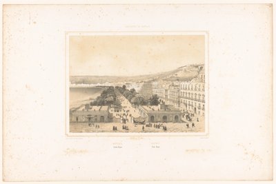 View of the Villa Poggio Reale with Tree-lined Avenue in Naples (Views of the Kingdom of Naples) by Charles Claude Bachelier