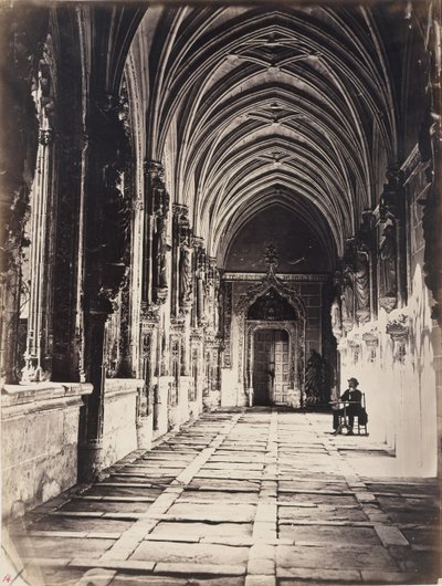 Cloisters of the Church of Saint John of the Kings, Toledo, Spain by Charles Clifford