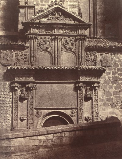 Portal of the Convent of Sancti Spiritu, Salamanca by Charles Clifford