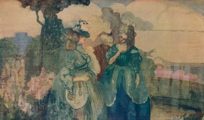 In the Blue Country or Colloque Sentimentale, c. 1895 by Charles Edward Conder