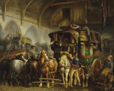 A Paris Diligence by Charles Cooper Henderson