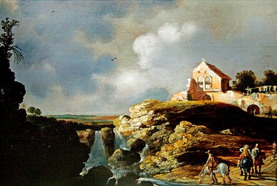 Horsemen in a Landscape by Charles Cornelisz de Hooch