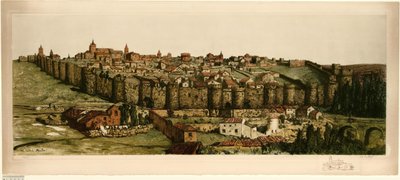 Avila (proof b) by Charles Cottet