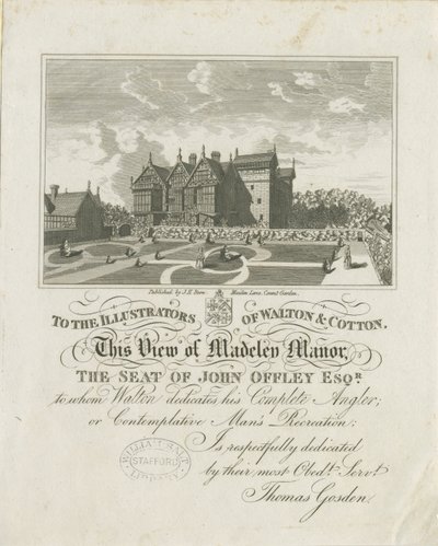 Madeley Manor House by Charles Cotton