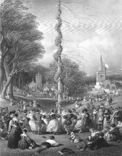The May-pole, 1866 by Charles Cousen
