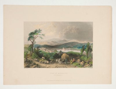 View of Meredith, New Hampshire, Illustration for Nathaniel Parker Willis by Charles Cousen