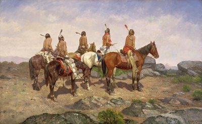 On the Lookout, Sighting the Enemy by Charles Craig