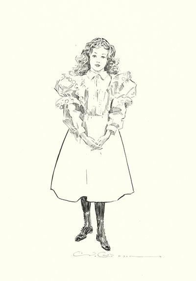 A Little American Girl by Charles Dana Gibson