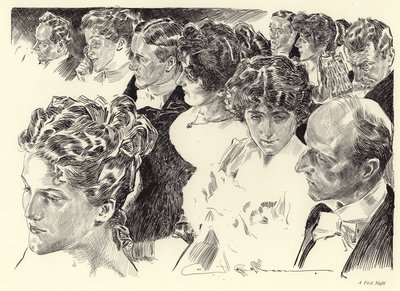 A First Night by Charles Dana Gibson