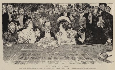 At Monte Carlo by Charles Dana Gibson
